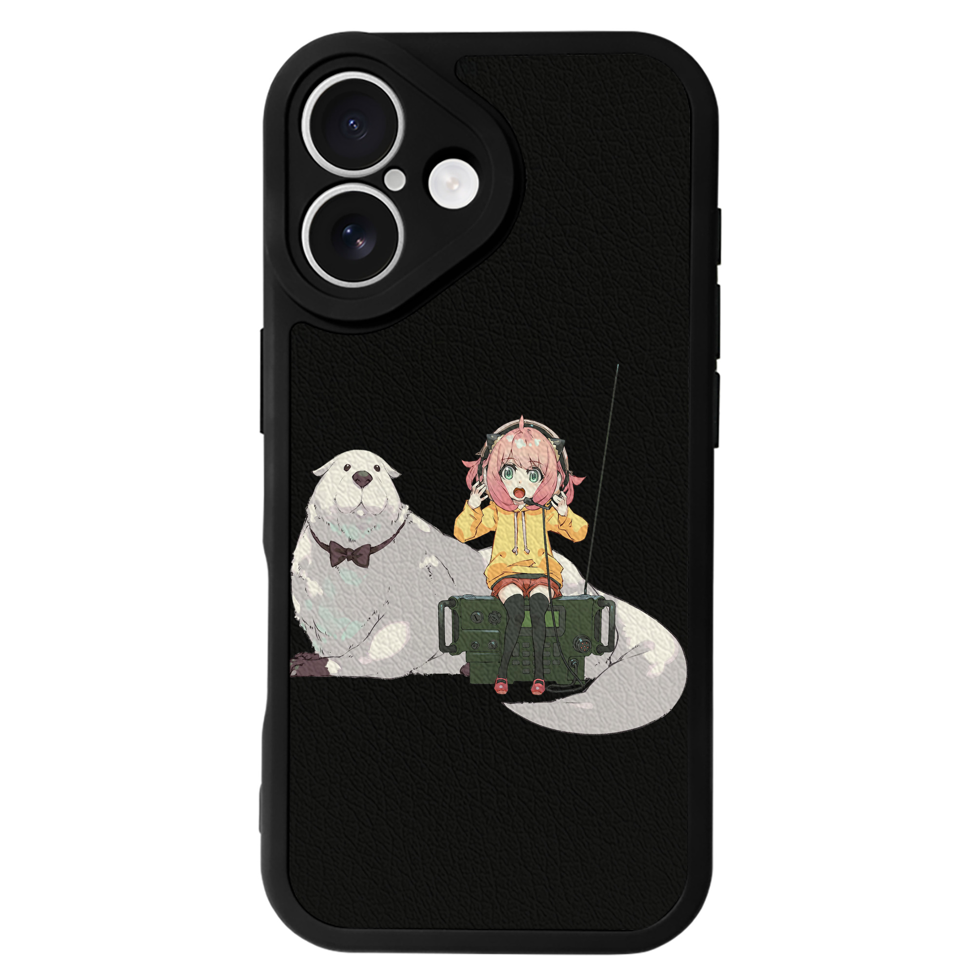 （画像用） SPY×FAMILY间谍家家酒 【iPhone 16シリーズ対応】シリコンスマホケース（レザー調） 材質：シリコン